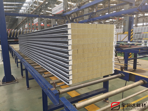 聚氨酯巖棉夾芯板廠家 PU封邊復合板